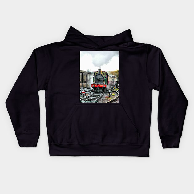 Engine 263 steaming Kids Hoodie by bywhacky